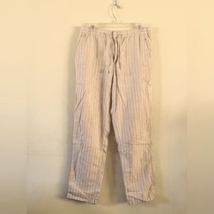 H&M striped linen pants